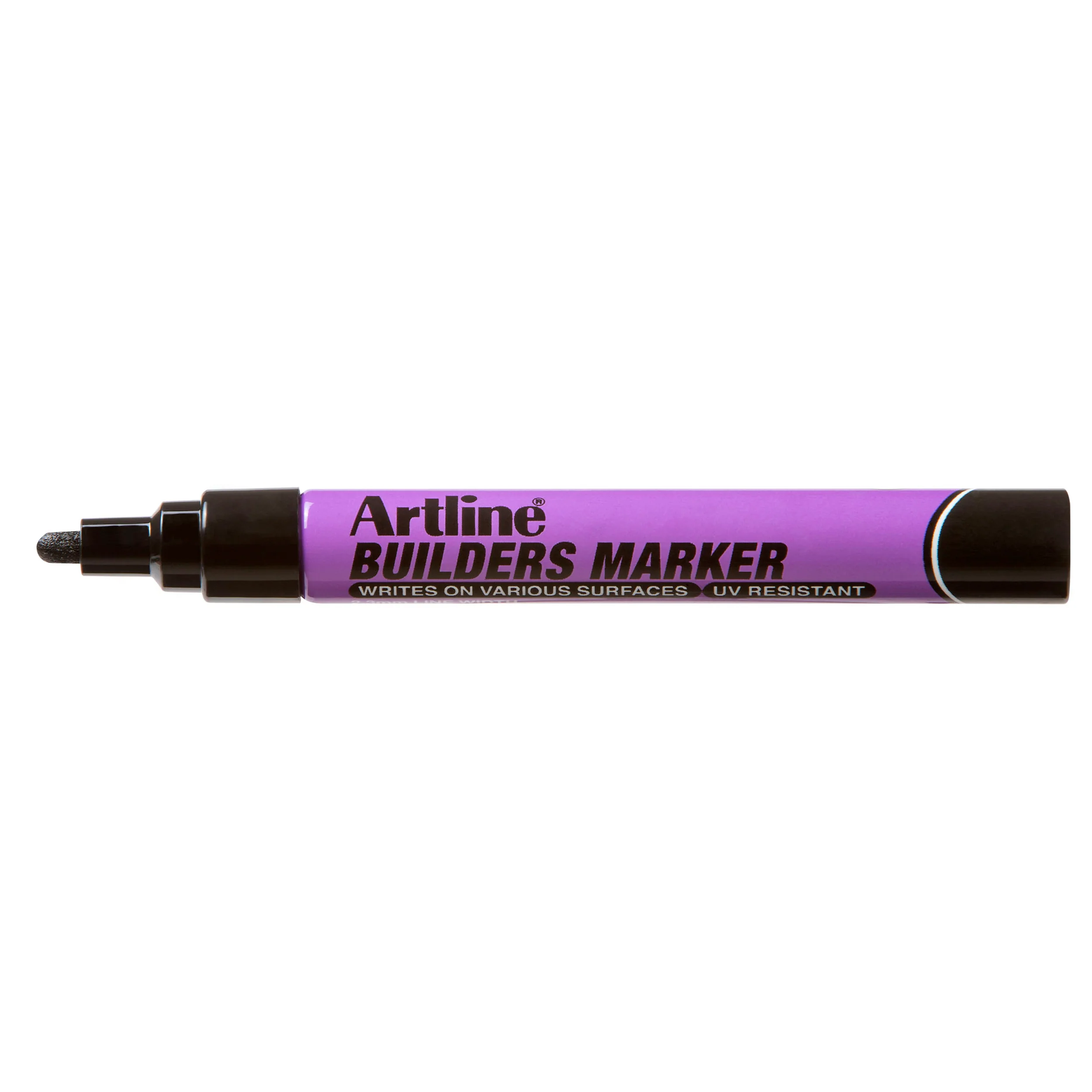 Artline Builders Permanent Marker Black Box Of 12 - Nail Gallerys