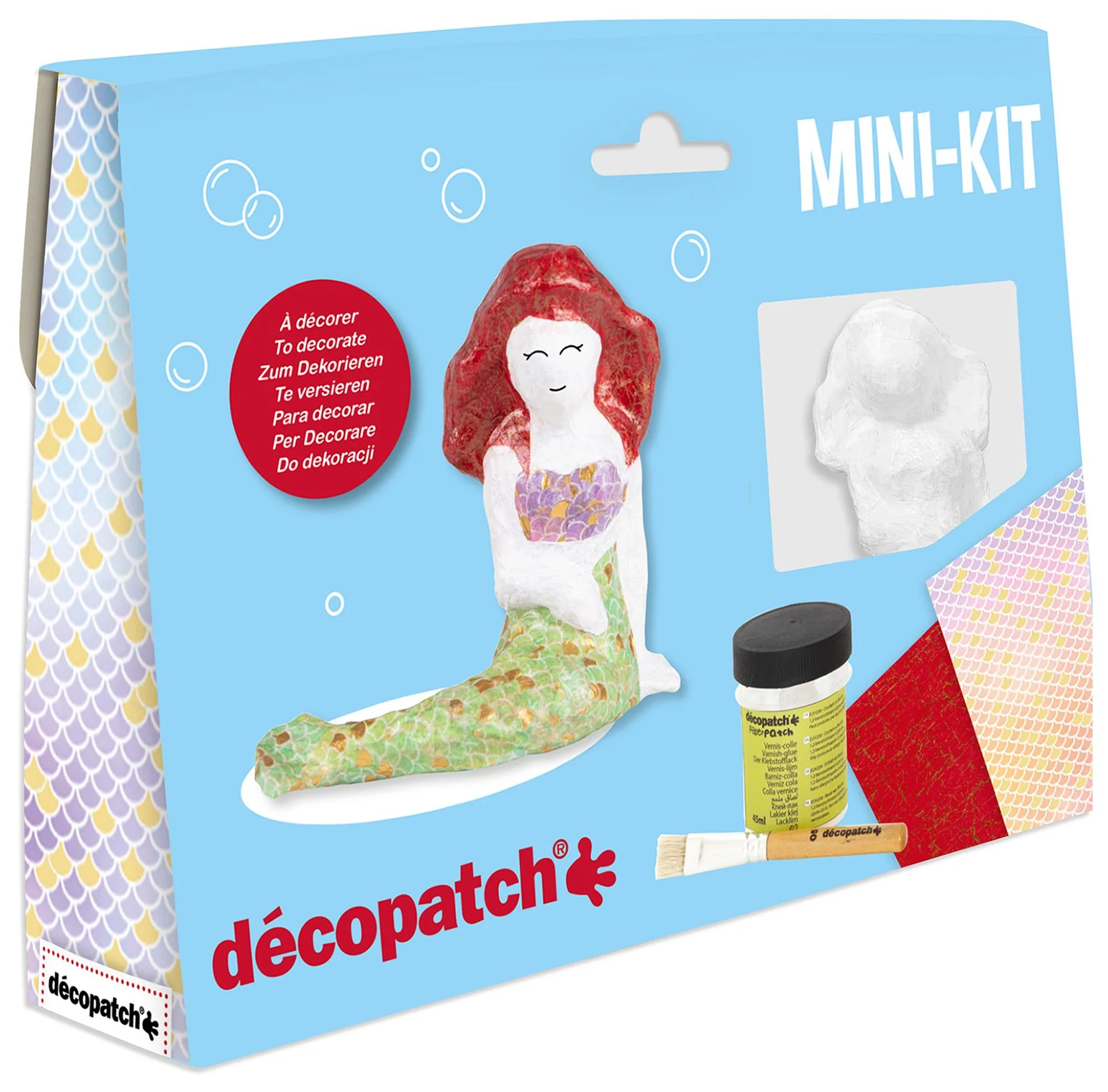 Decopatch Mermaid Mini Mache Kit - Nail Gallerys