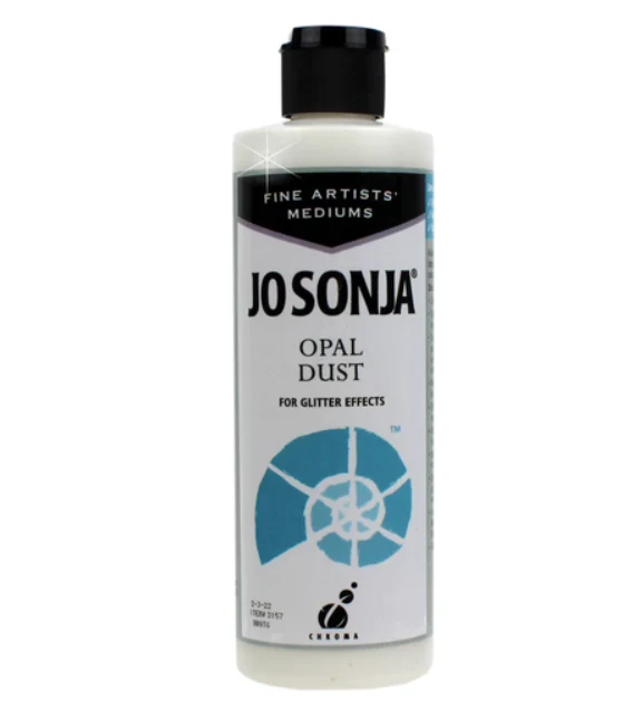 Jo Sonja Opal Dust Medium Glitter Gel 250ml - Nail Gallerys