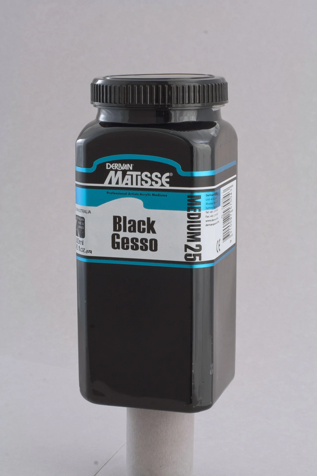Derivan Matisse Mm25 Black Gesso - Nail Gallerys