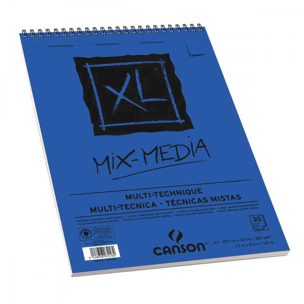 Canson XL Mix Media 300gsm 30 Sheet Sketch Pads - Nail Gallerys