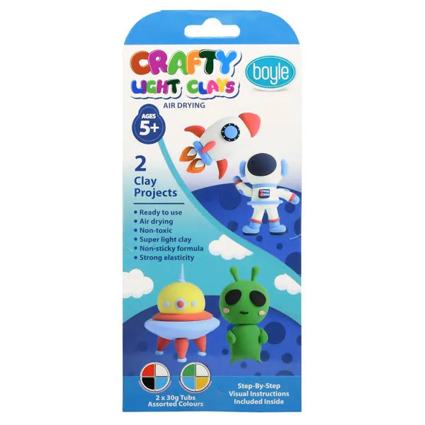 Boyle Crafty Clays Kit Diy Project Outer Space 2 X 30g - Nail Gallerys
