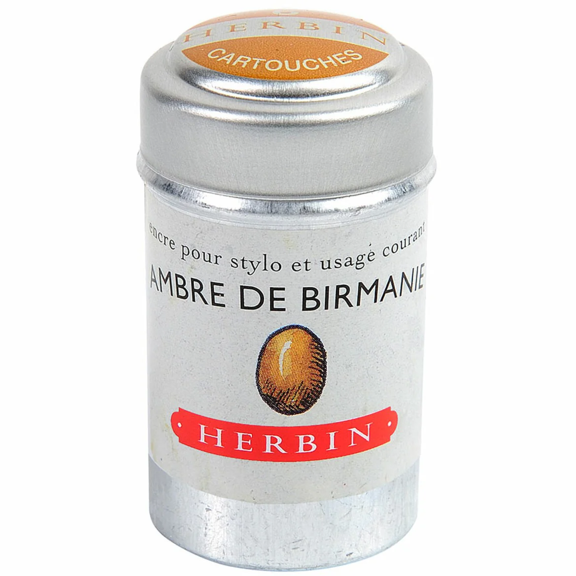 Jacques Herbin Writing Ink Cartridge - Pack Of 6 - Nail Gallerys