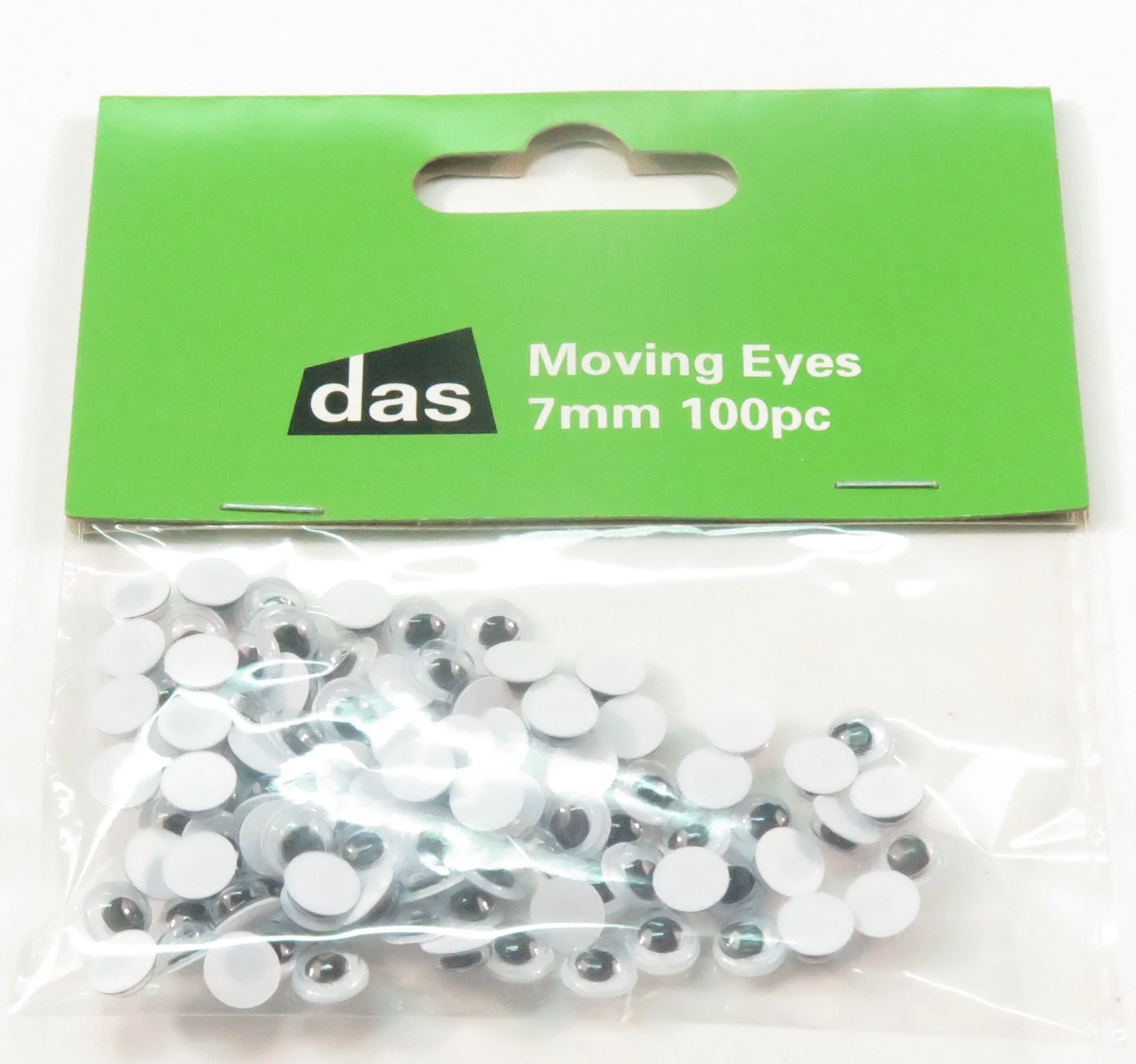 Das Moving Eyes 7mm 100 Pieces - Nail Gallerys