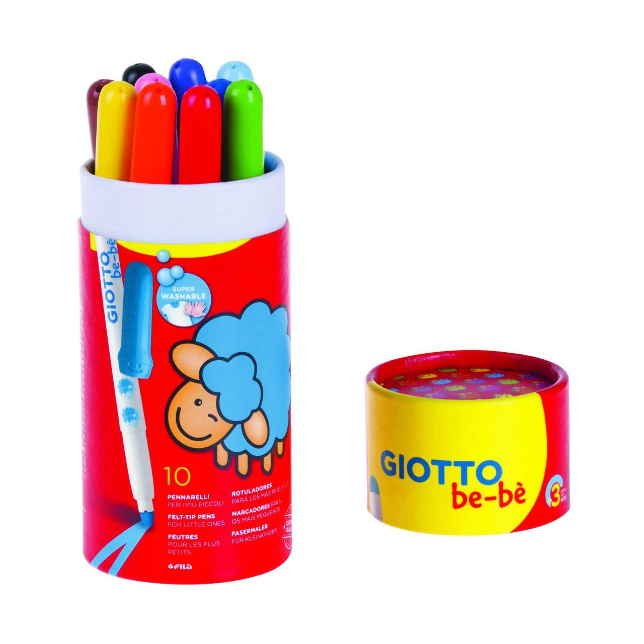 Giotto Be-Be Fibre Pens Pot of 10 - Nail Gallerys