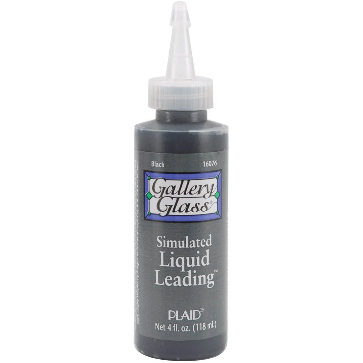 Plaid Gallery Glass Black Leading Liquid 118ml - Nail Gallerys