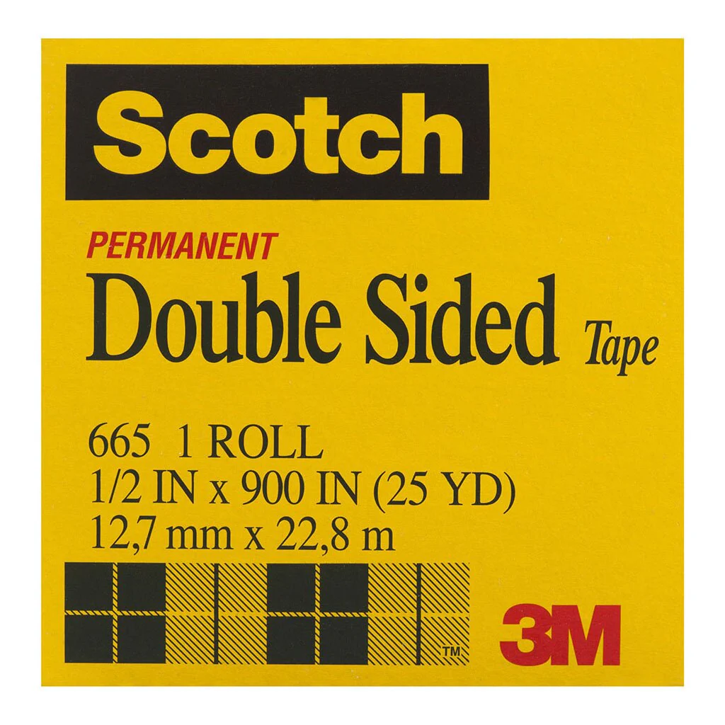 Scotch Double Sided Tape 665 12.7mmx23m - Nail Gallerys