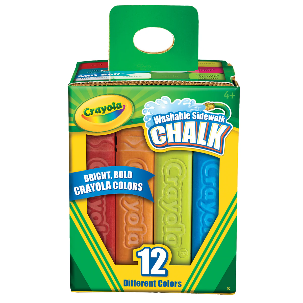 Crayola Sidewalk Chalk Pack of 12 - Nail Gallerys