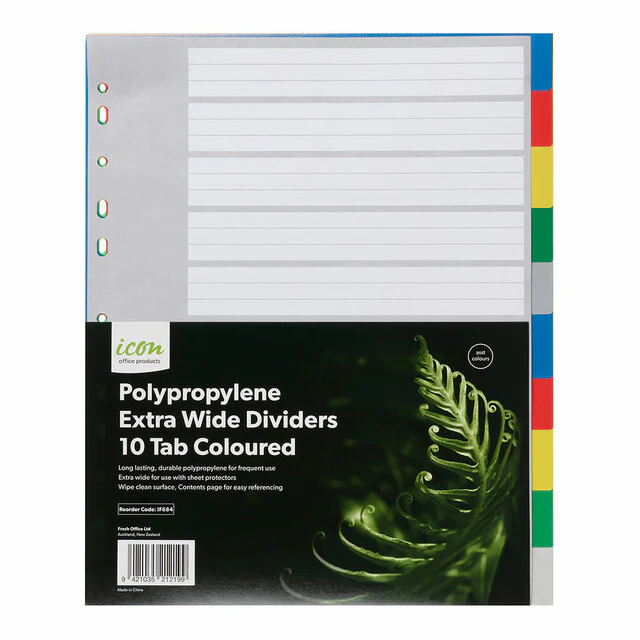 Icon Pp Dividers Extra Wide Coloured - Nail Gallerys