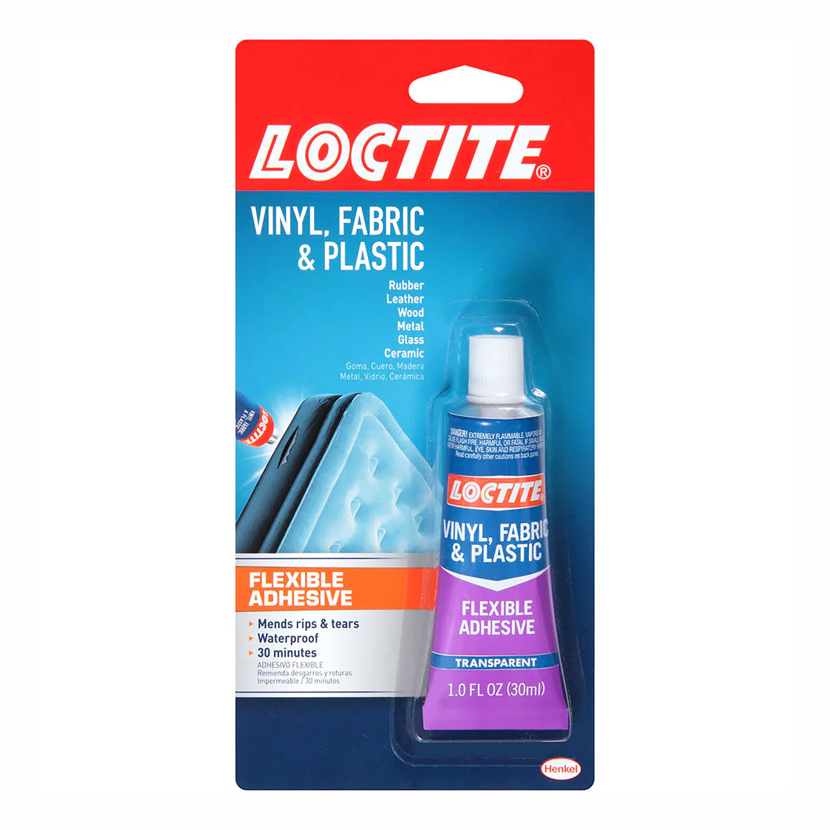 Loctite 30ml Vinyl Fabric & Plastic Flexible Adhesive - Nail Gallerys