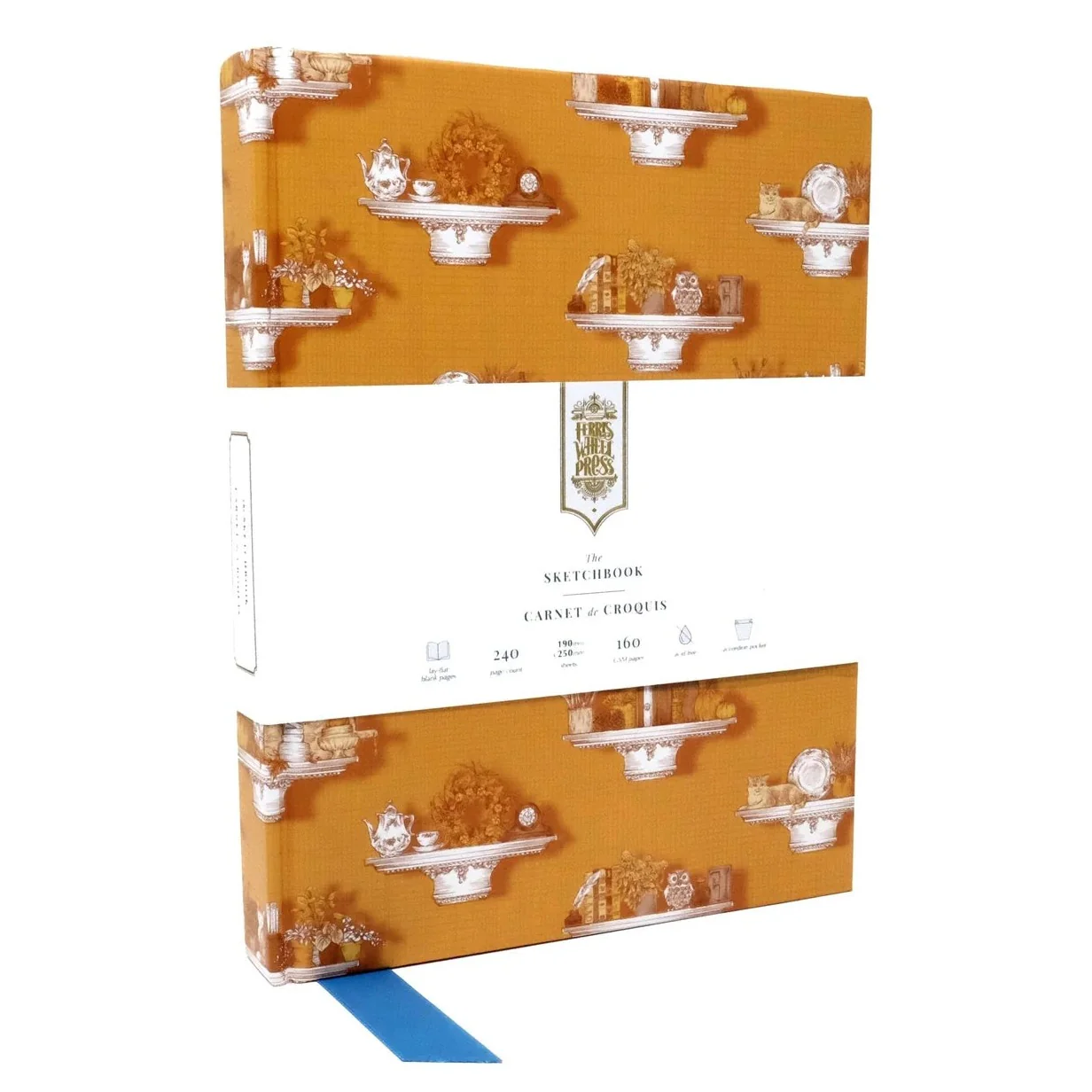 Ferris Wheel Press 190mm x 250mm 160gsm 240 Pages Sketchbooks - Nail Gallerys