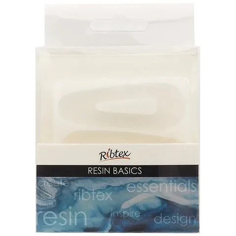 Ribtex Resin Silicon Mould Hairclip Rounded - Nail Gallerys