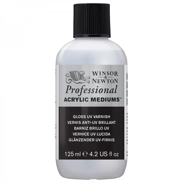 Winsor & Newton Professional UV Varnish Gloss Acrylic Mediums - Nail Gallerys
