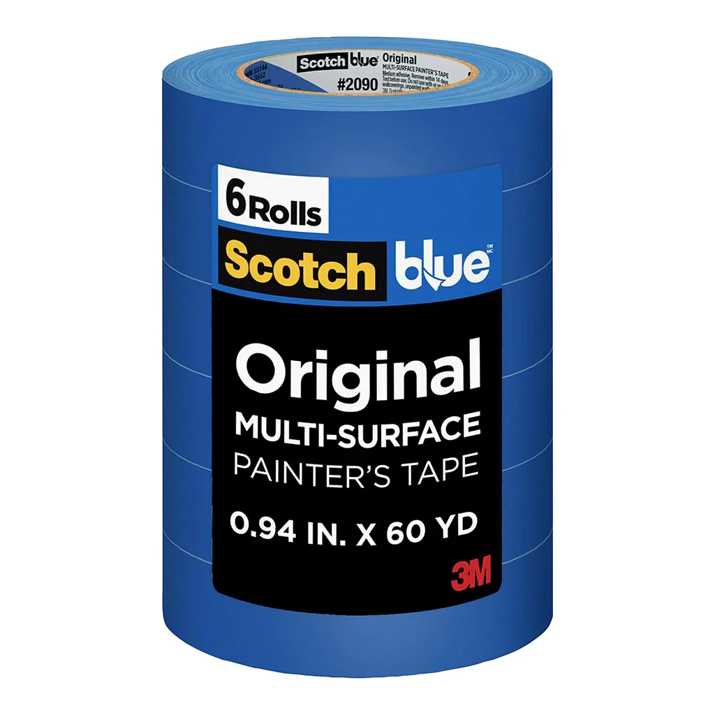 ScotchBlue Original 24mm x 55m Painter's Tape Pack of 6 - Nail Gallerys
