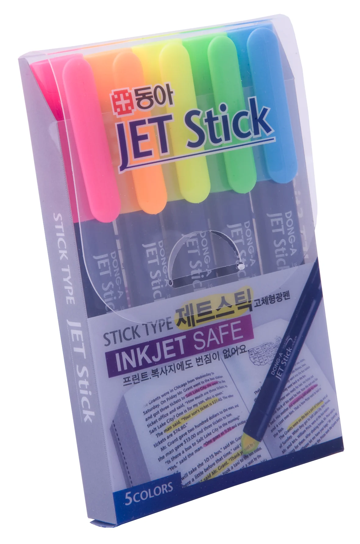 Dong-A Jet Stick Highlighters Set Of 5 - Nail Gallerys