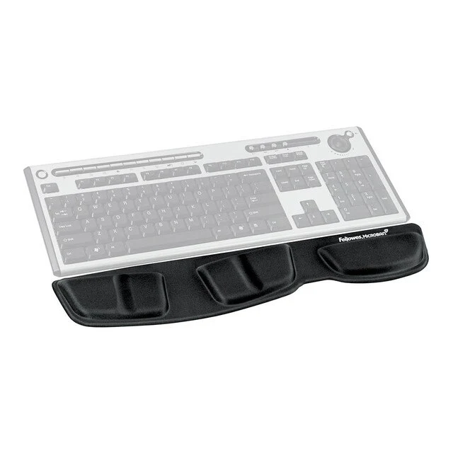 Fellowes Keyboard Palm Support Memory Foam Black - Nail Gallerys