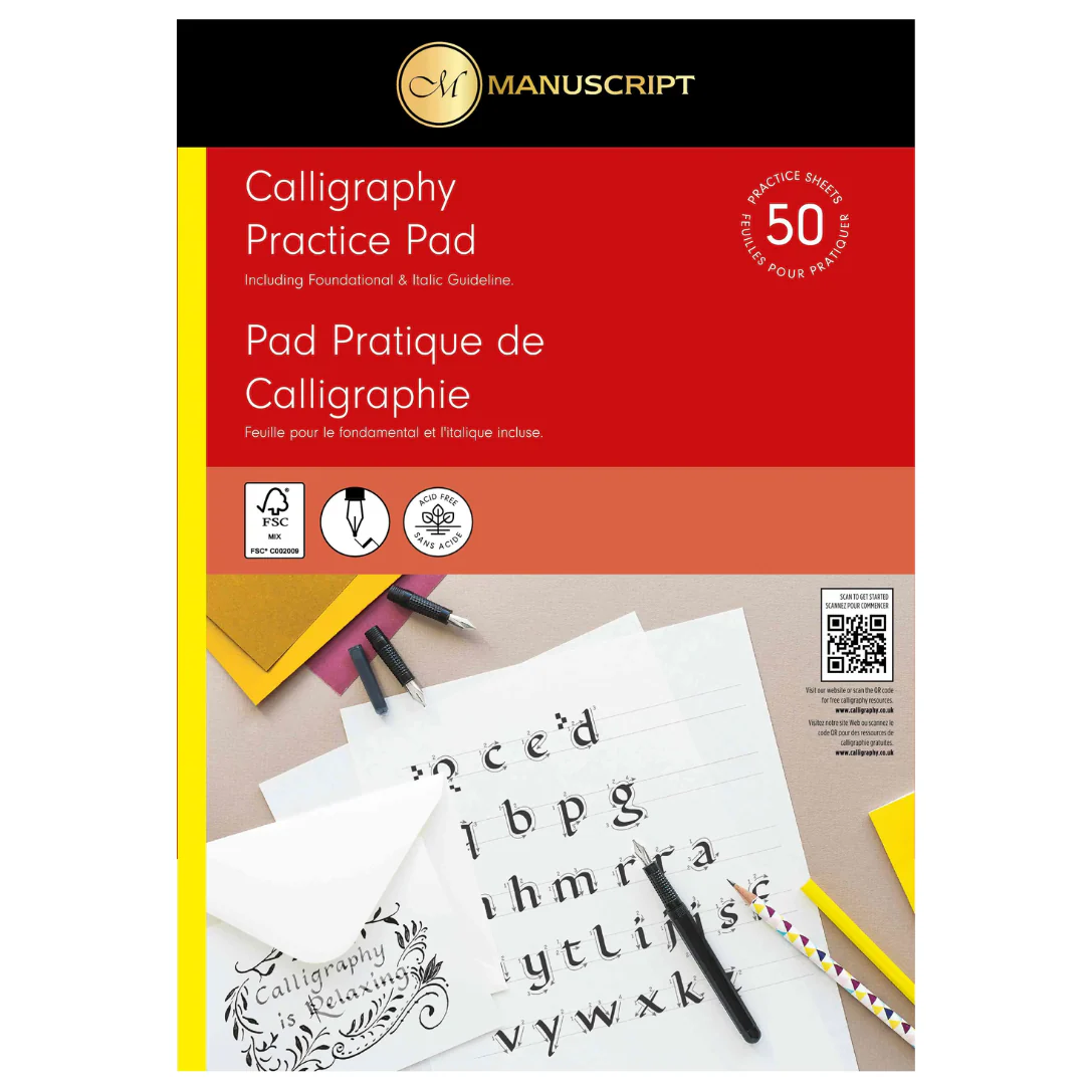 Manuscript A4 80gsm 50 Sheet Practice Pad - Nail Gallerys
