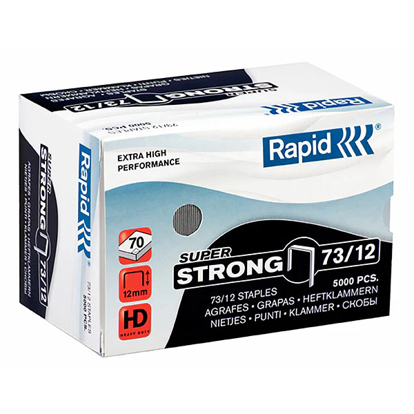 Rapid Staples 73/12mm 0177071 Box Of 5000 - Nail Gallerys