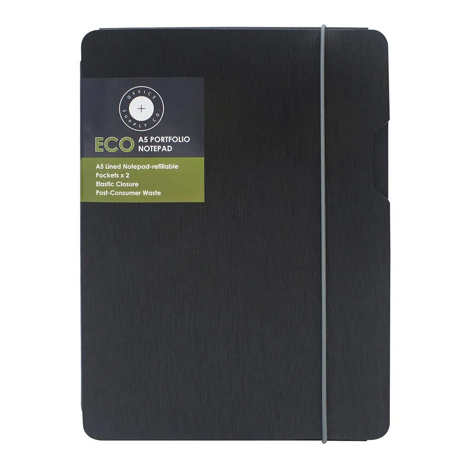 OSC Eco Notebook A5 Black - Nail Gallerys