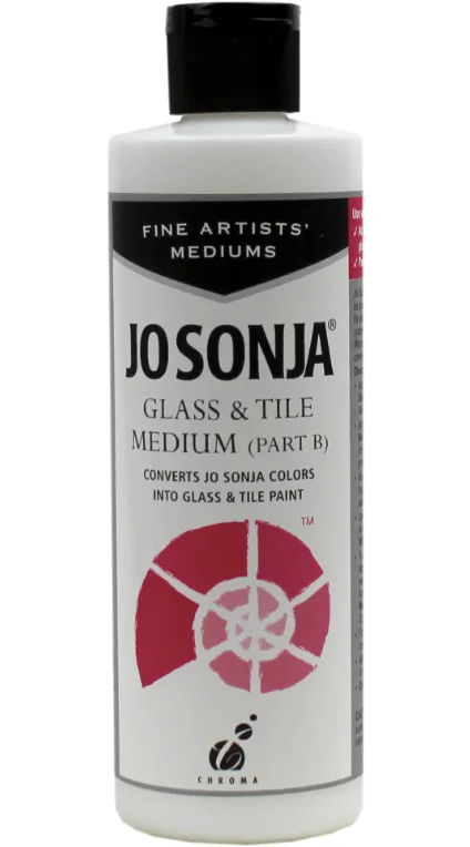 Jo Sonja Glass & Tile Painting Medium 250ml (Part B) - Nail Gallerys