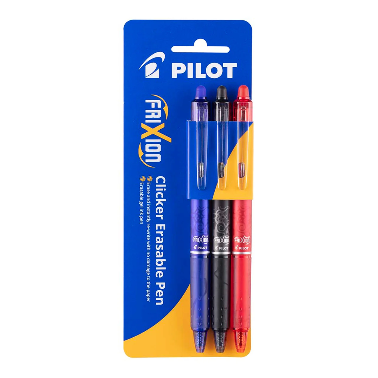 Pilot Frixion Clicker Erasable Fine Pens Assorted Pack - Nail Gallerys