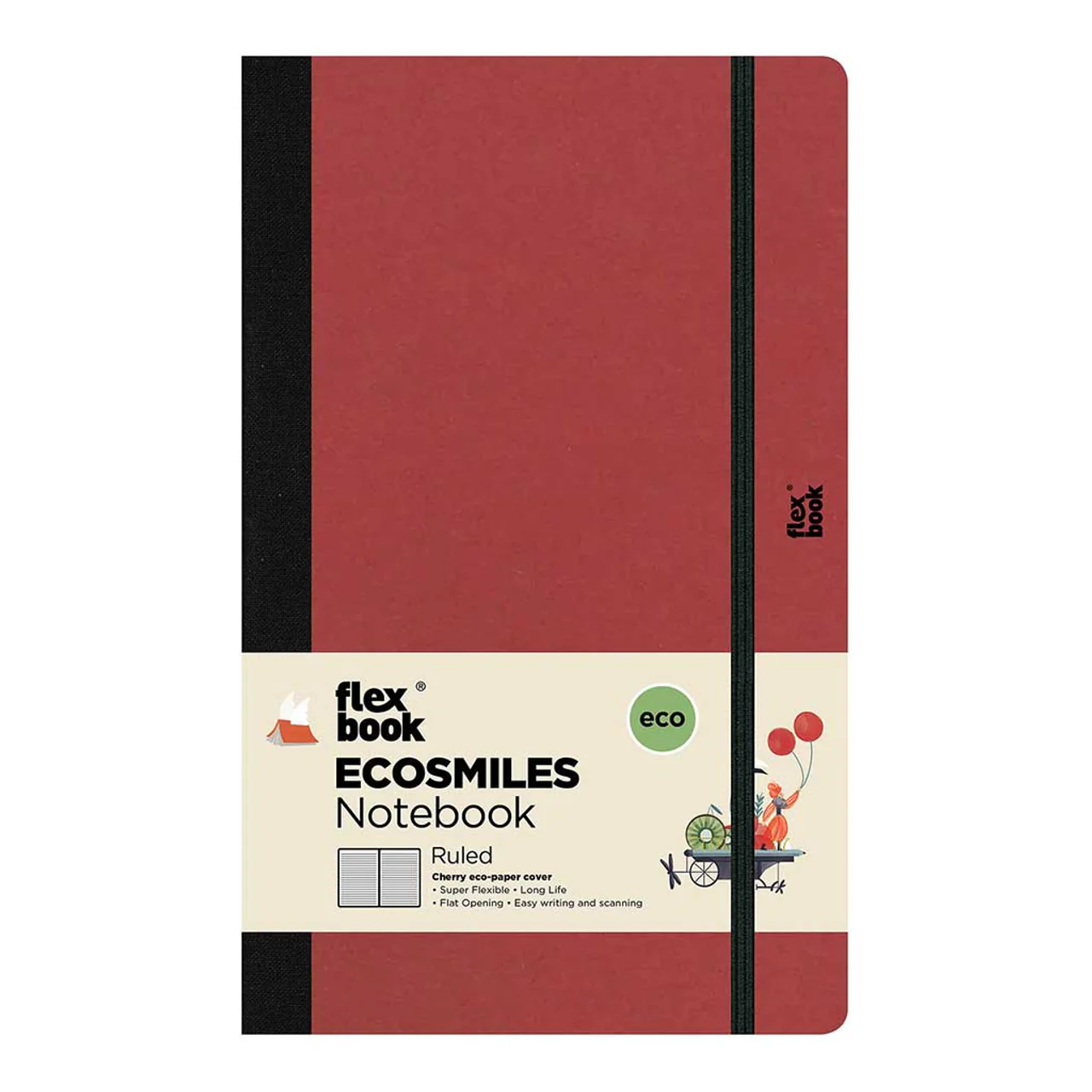Flexbook Ecosmiles Notebook Medium Ruled - Nail Gallerys