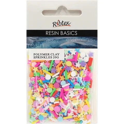 Ribtex UV Resin Polymer Clay Sprinkles Mix 20g - Nail Gallerys