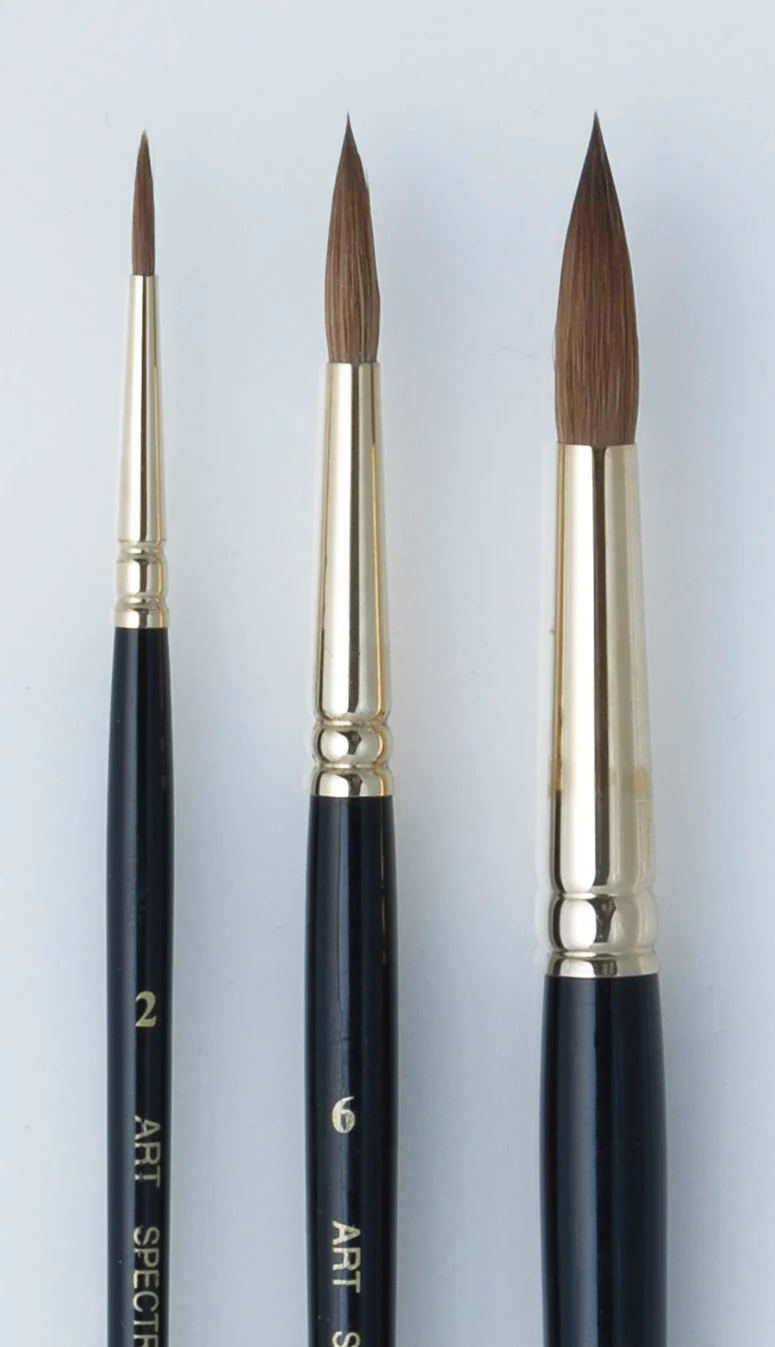 Art Spectrum Kolinsky Sable Round Brushes - Nail Gallerys