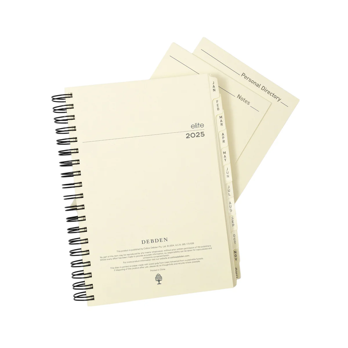 Debden Elite Executive Day to a Page 2025 Diary Refill - Nail Gallerys