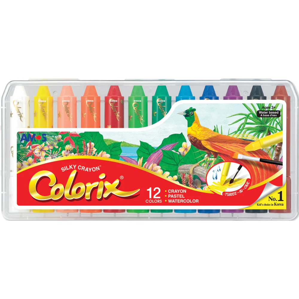 Amos Colorix Silky Classic Colours Crayon Set of 12 - Nail Gallerys