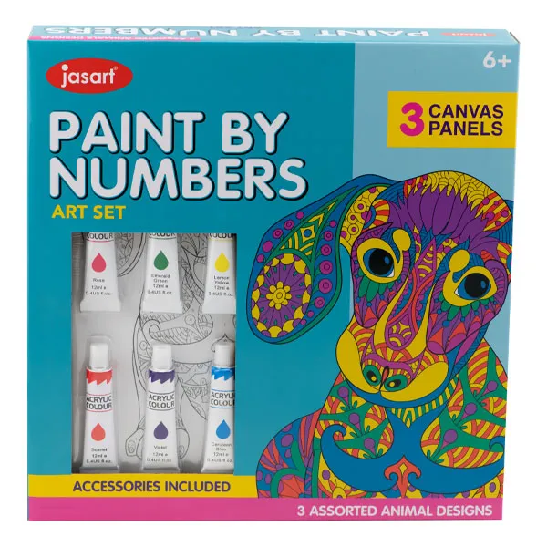 Jasart Paint By Numbers Animal Art Set - Nail Gallerys