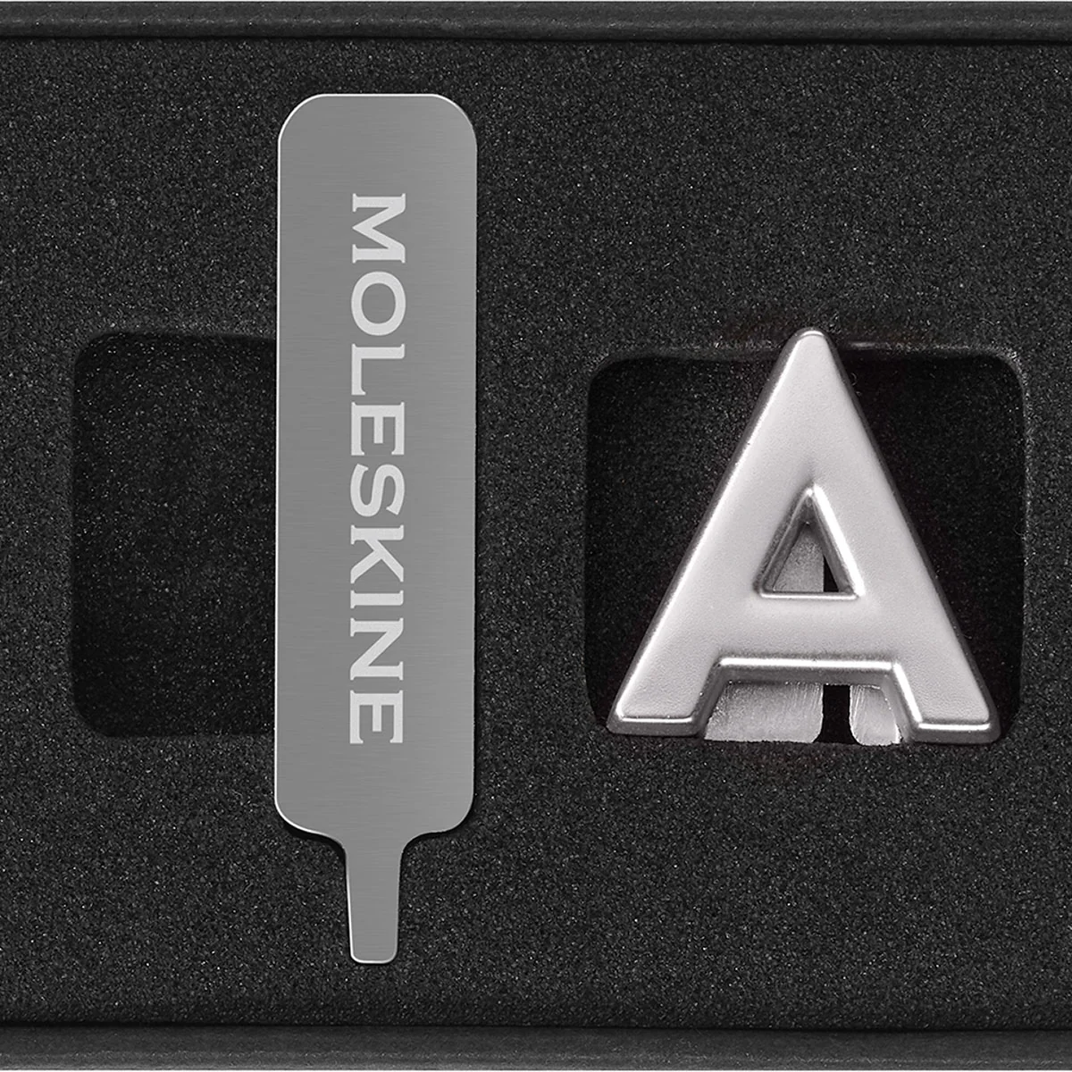 Moleskine A-Z Silver Letter Pins - Nail Gallerys