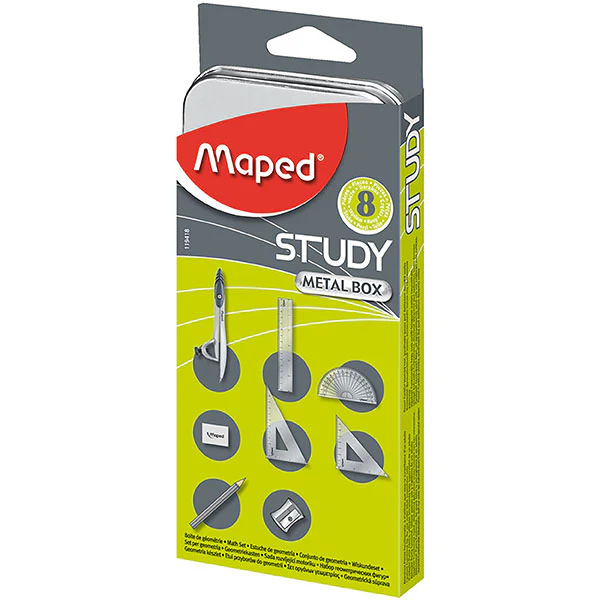 Maped Study Math Set 8 Piece - Nail Gallerys