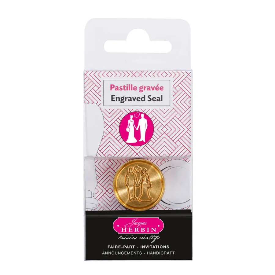 Jacques Herbin Round Wedding Wax Seal - Nail Gallerys