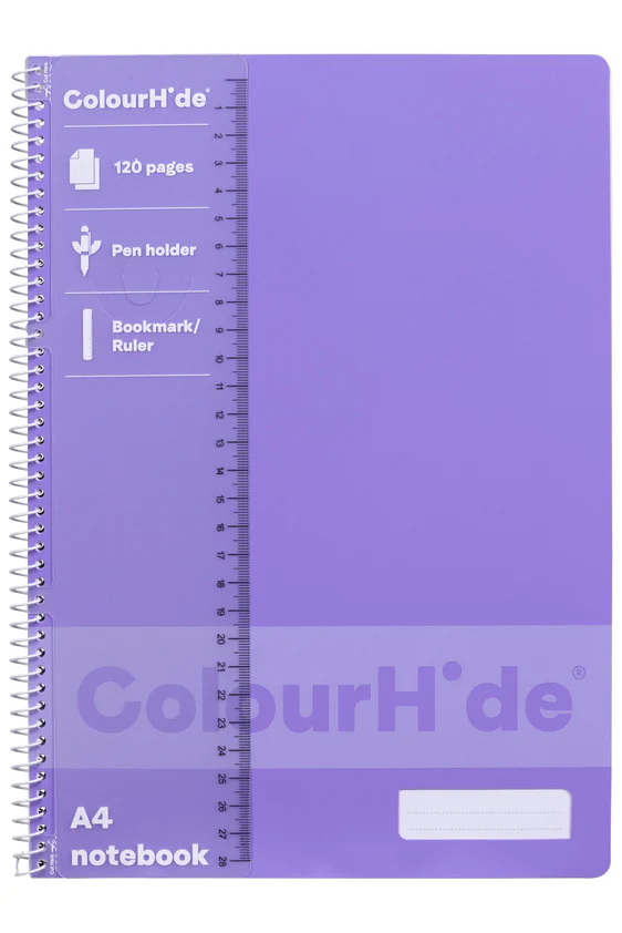 Colourhide A4 120 Page Notebooks Pack Of 10 - Nail Gallerys
