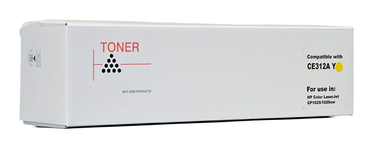 Icon Compatible Hp Ce312a Yellow Toner Cartridge (126a) - Nail Gallerys
