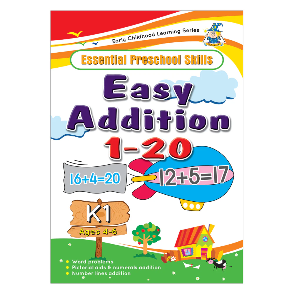 Greenhill Activity Book 4-6 Year Easy Addition - Nail Gallerys
