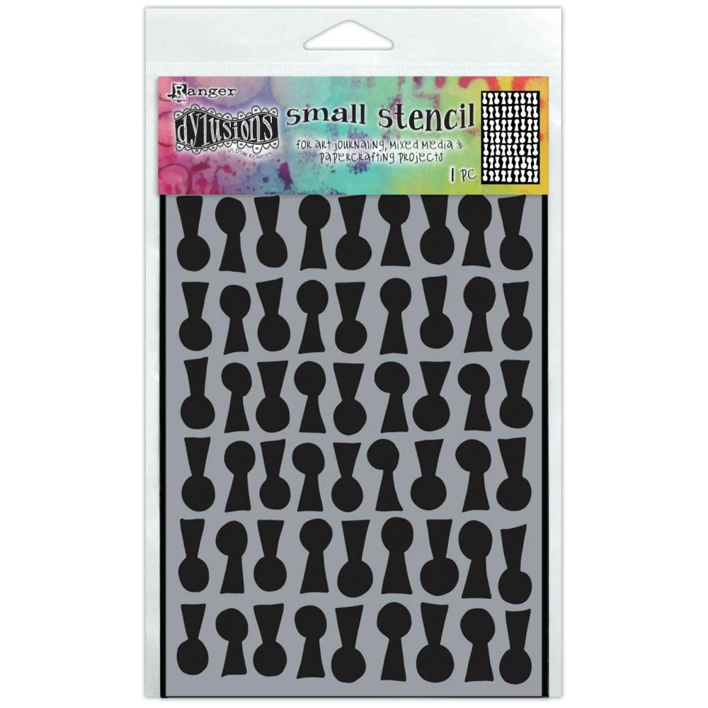 Ranger Dylusions Lock 'n' Roll Stencils - Nail Gallerys