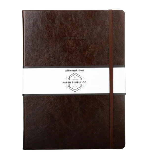 OSC Vintage Hardcover Journal Brown - Nail Gallerys