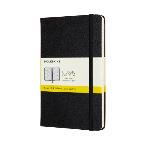 Moleskine Medium Square Hard Cover Notebooks - Nail Gallerys