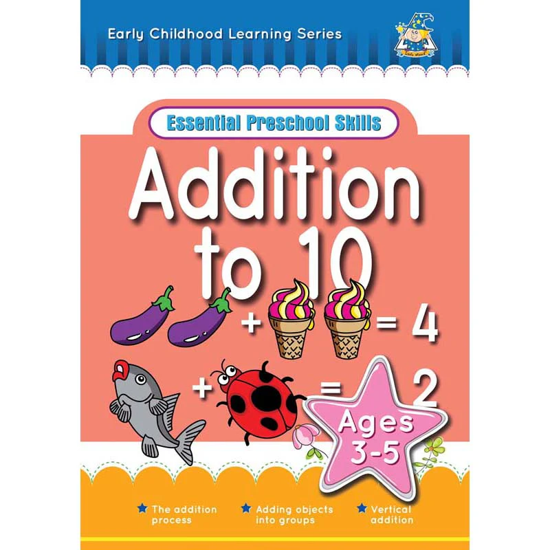 Greenhill Activity Book 3-5 Year Addition To 10 - Nail Gallerys