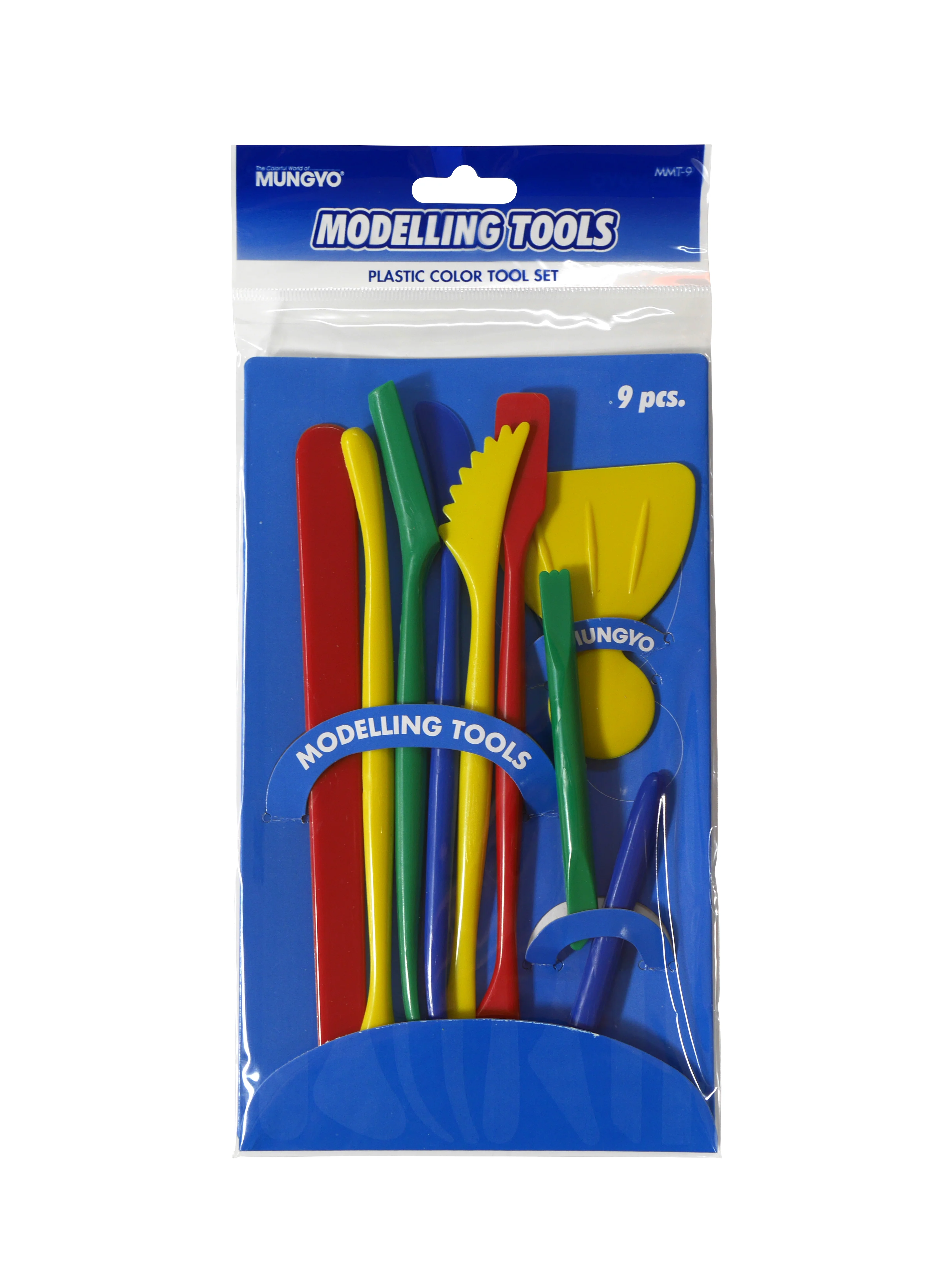 Mungyo Modelling Plastic Colour Tool Set Of 9 Pieces - Nail Gallerys