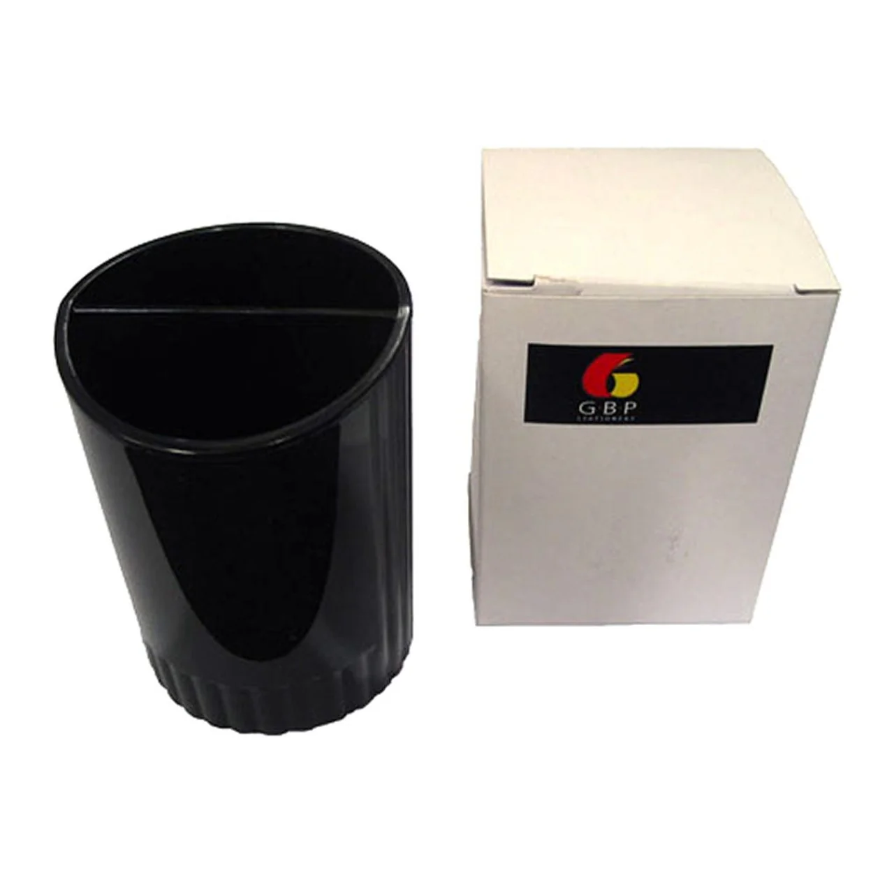 GBP Pencil Cup Round Black - Nail Gallerys