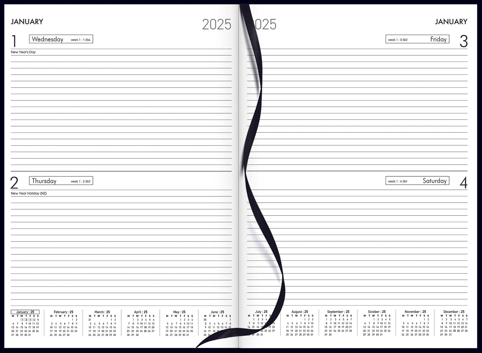 Collins A42 Diaries - Nail Gallerys