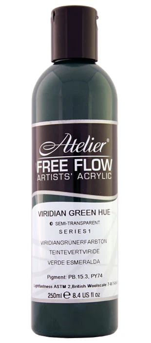 Atelier Free Flow Acrylic Paint 250ml - Nail Gallerys