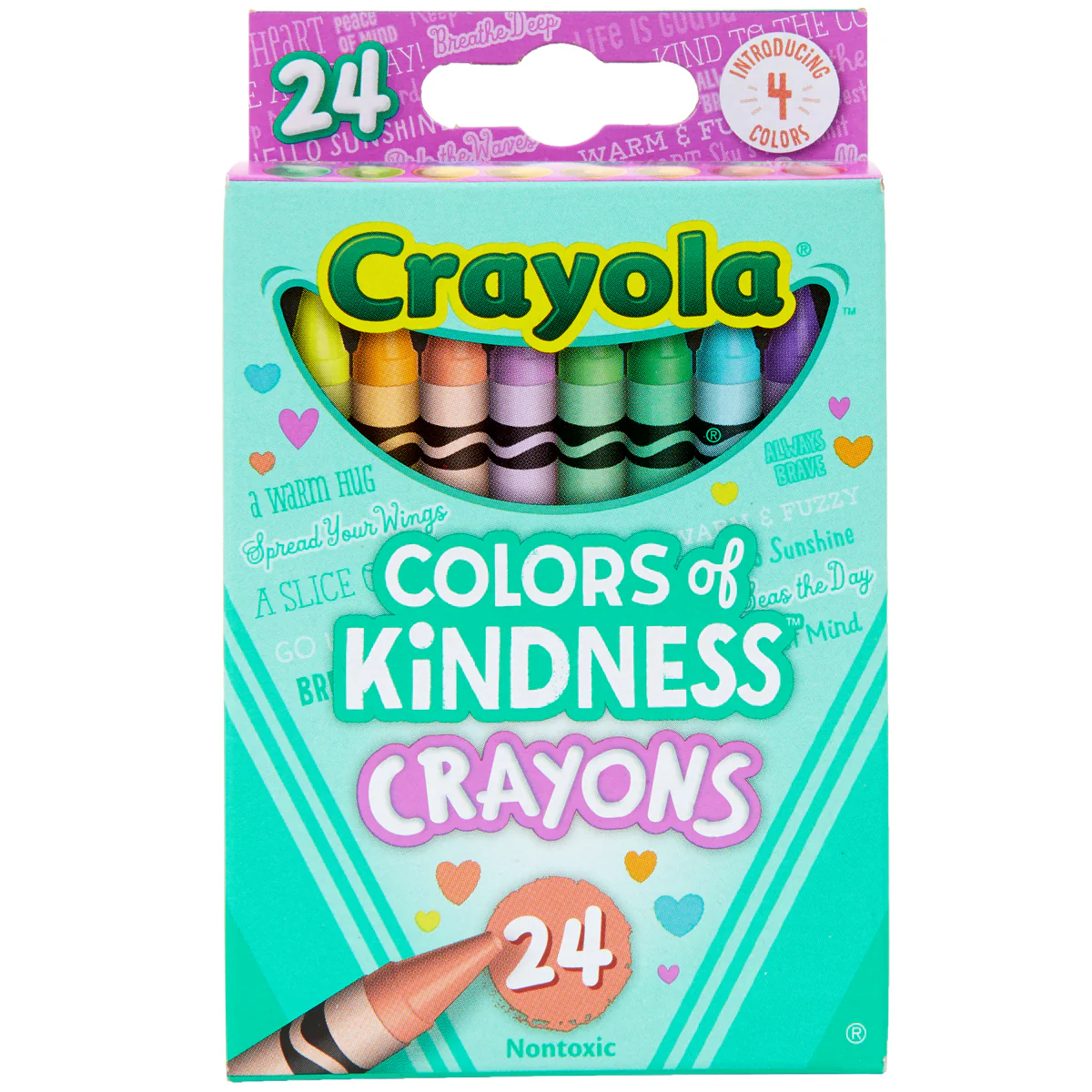 Crayola Colours of Kindness Crayons Pack of 24 - Nail Gallerys