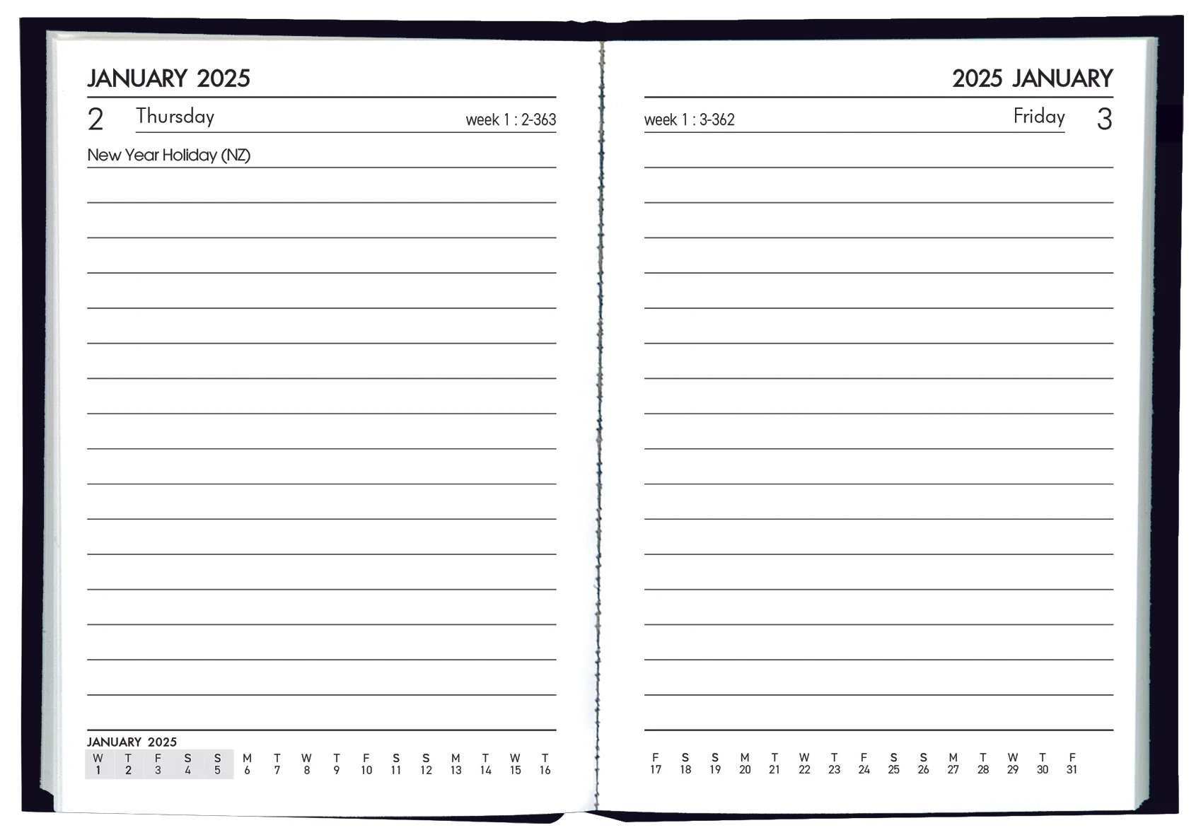 Collins A71 Diaries - Nail Gallerys