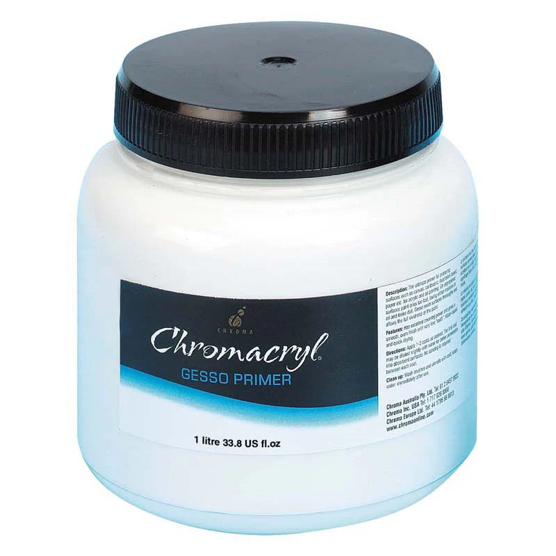 Chromacryl Gesso Primer Medium 1 Litre - Nail Gallerys
