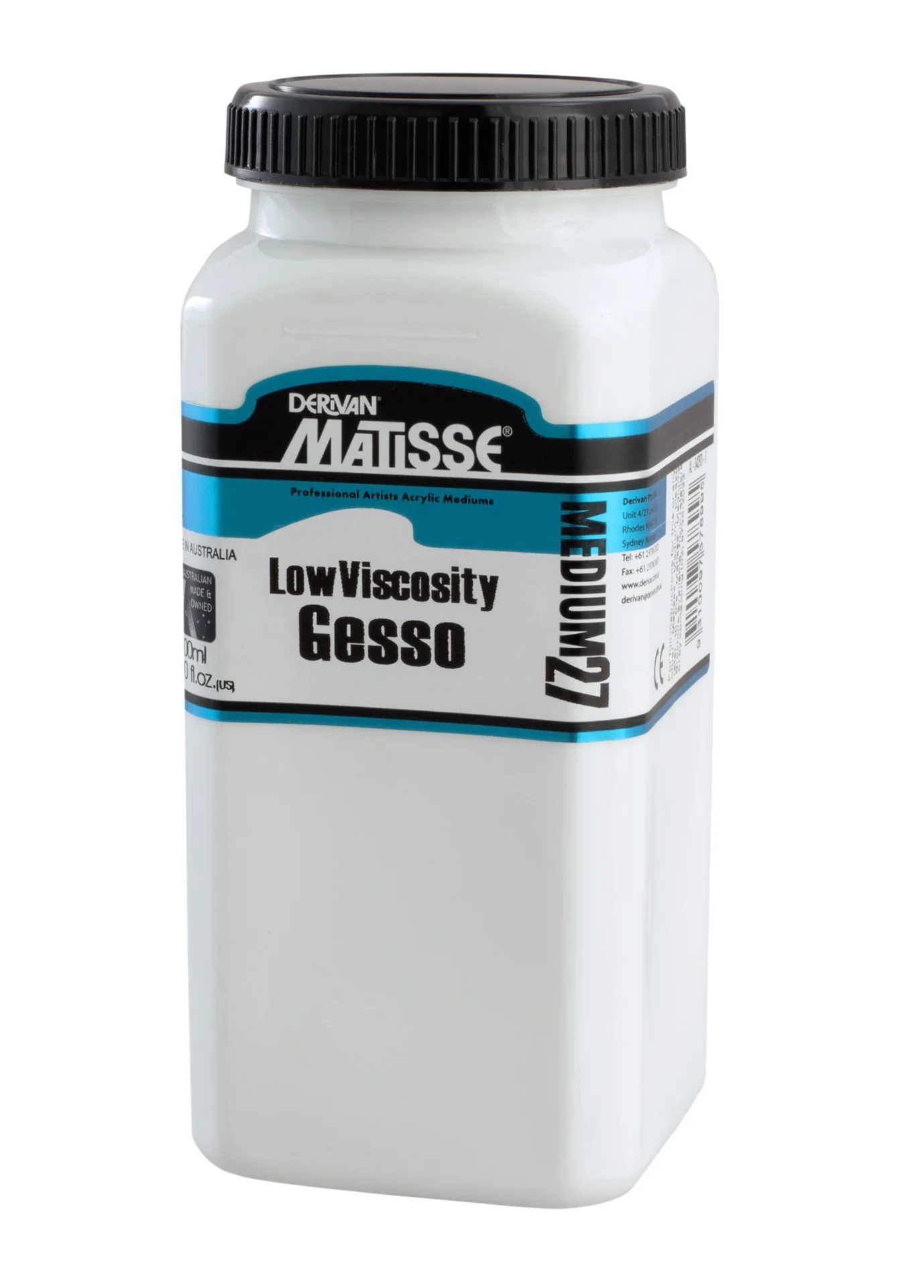 Derivan Matisse Mm27 500ml Low Viscosity Gesso - Nail Gallerys