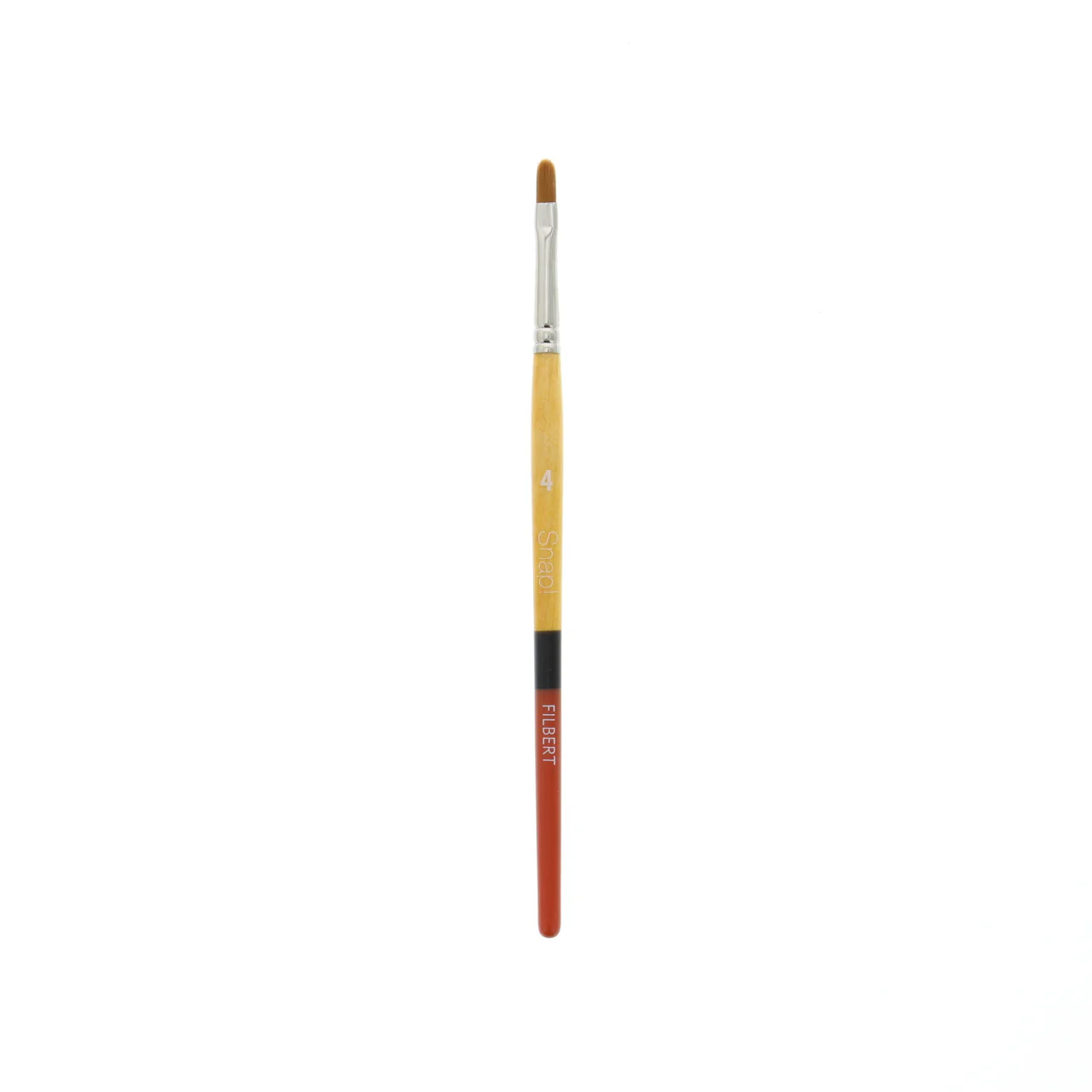 Princeton Snap! 9650 Short Handle Gold Taklon Filbert Brushes - Nail Gallerys